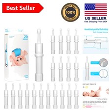 Gentle Baby Colic Relief - Soft Silicone Gas Reliever 20 Disposable Units 