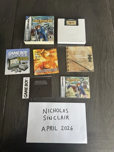 Fire Emblem (Nintendo Game Boy Advance, 2003) CIB Mint Condition