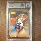 SkyBox 1997 Allen Iverson #100 Star Rubies Auto BAS 00018557983
