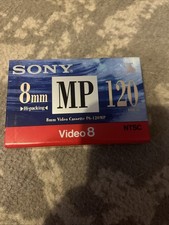 Sony 120 min 8 mm Standard Video Cassette P6-120MPL Blank Camcorder NOS