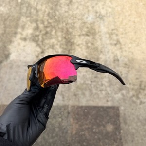 Oakley Flak 2.0 XL Prizm Polarized Sunglasses Black Frame/Red Lenses