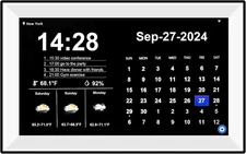 2026 New Year's Calendar,15.6 Inch WiFi Smart Touchscreen Desk 15.6 White 