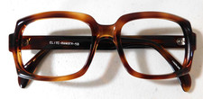 Vintage ELITE OPTICAL Ranger Amber 52 50/20 Eyeglass Frame New Old Stock HU2