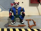 Vintage TMNT Ninja Turtles Figure Panda Khan 1990 Complete Good Condition