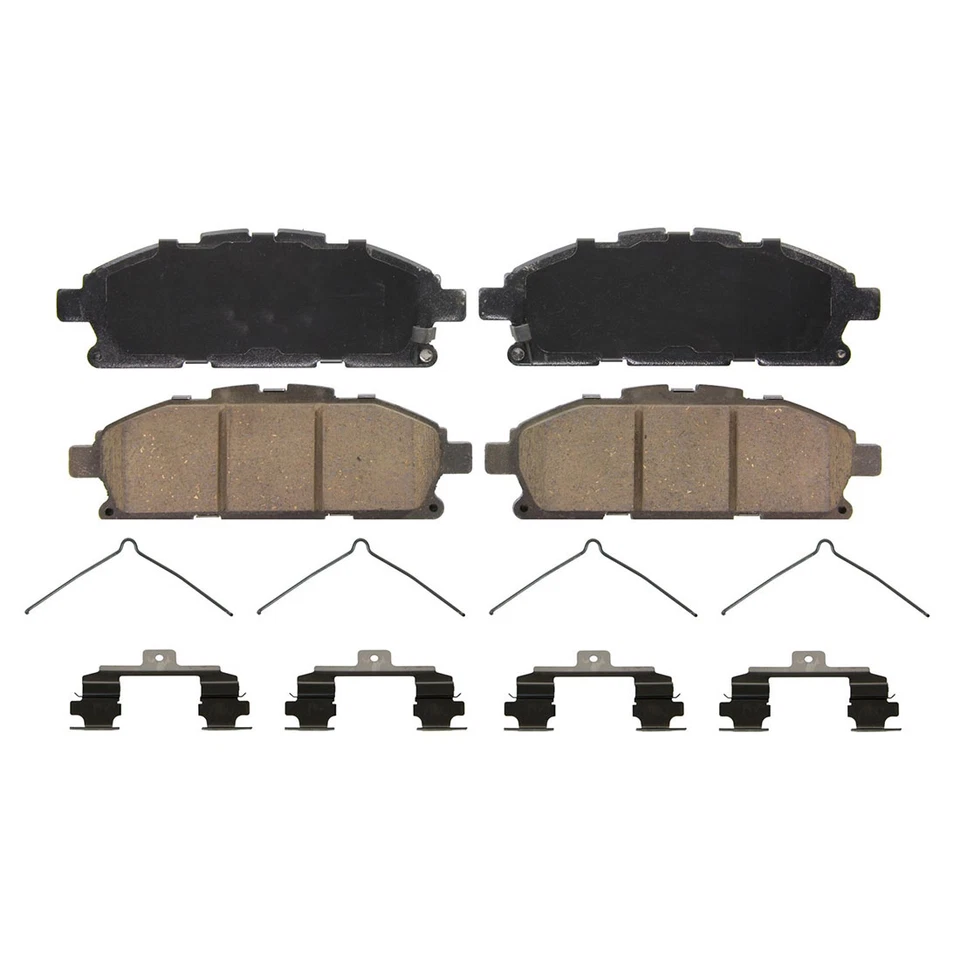 Front Rear Disc Brake Pad Set fits 2011-2016 Nissan Quest - Image 4 of 4