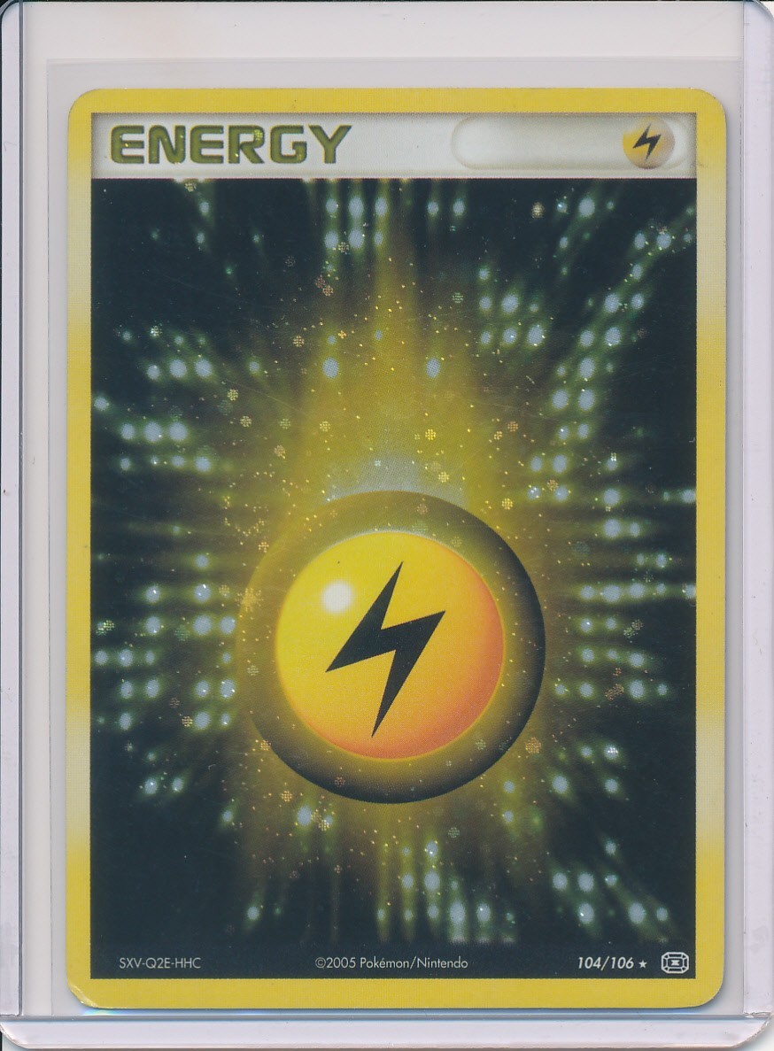 Pokemon Card - Lightning Energy Emerald 104/106 Reverse Holo
