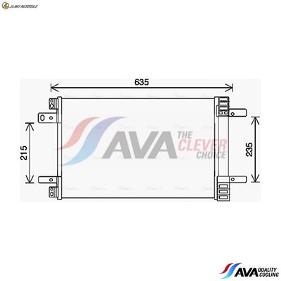 KONDENSATOR KLIMAANLAGE CN5311D FÜR PEUGEOT PARTNER/Box/Body/MPV EXPERT/Van 1.2L