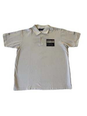 Chopard Motorsport Polo Mens XXL White Official Timing Partner Racing Porsche