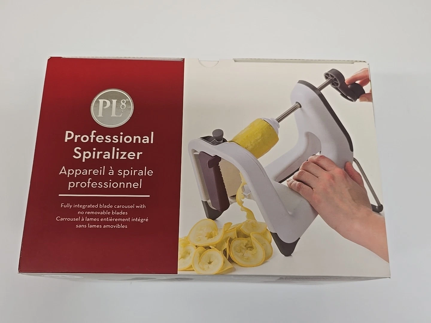 Progressive International PL8 Professional Spiralizer, White