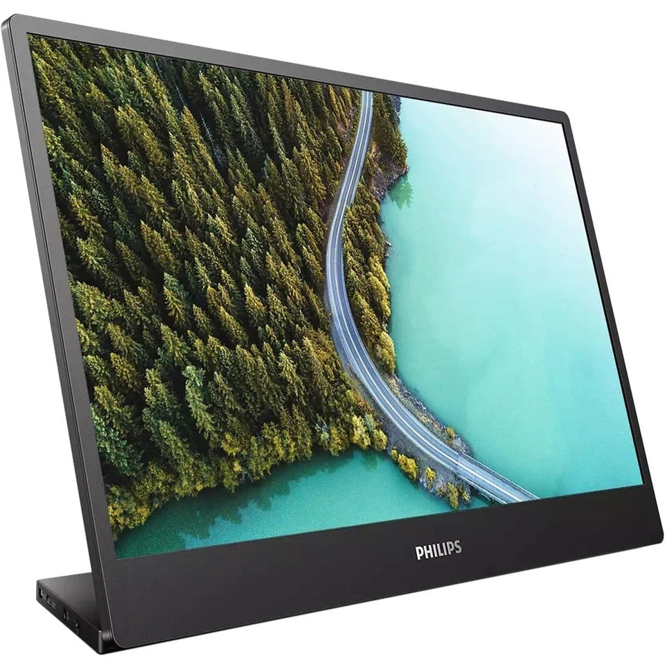 Philips 16B1P3300 15.6" Full HD WLED LCD Monitor - 16:9 - Black - Image 2 of 4