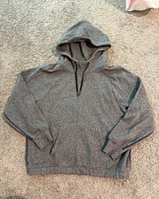 lululemon Womens Gray Pullover Hoodie Size 12