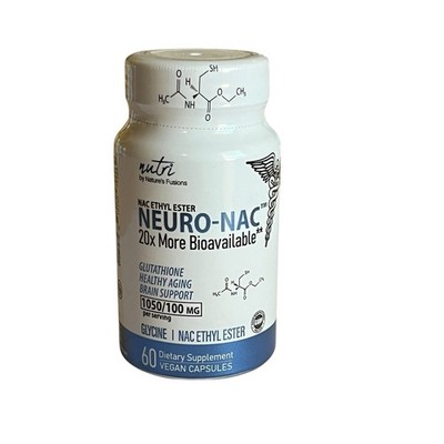 nacet glutathione NEURO-NAC™ Glycine & N-Acetyl L-Cysteine Ethyl Ester NAC NACET 60 Capsules