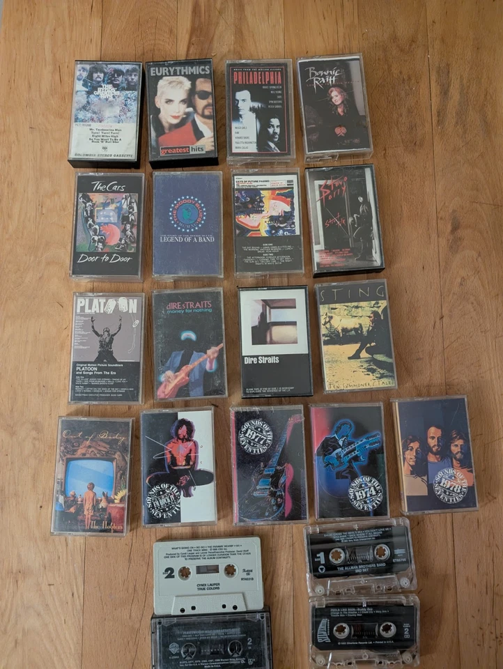 Classic Hard Rock Metal Cassette Tape Lot Of 21 Dire Straits / Moody Blues - Image 4 of 4