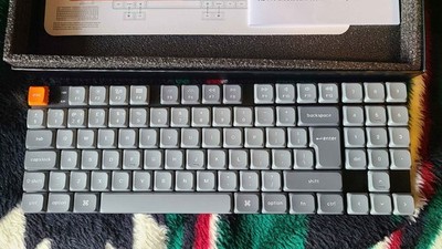 Keychron K13 Max QMK Wireless Bluetooth Keyboard TKL Hot-Swappable Red Switch