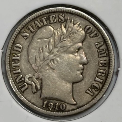 1910-D 10c Barber Dime ** T5964