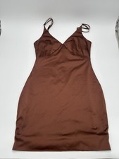 Brown Body Con Fashion Nova Women’s Dress Size Small