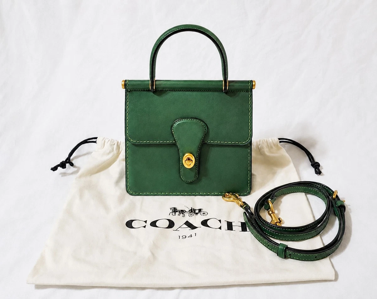 バッグ Coach Willis Turn Lock Leather 2WAY 1206 Coach Willis Turn Lock Bags & Women's Leather Exterior for sale | eBay