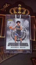 Jaylen Wells 2024-25 Panini Instant Spotlight #SR.37 Black Prizm 1/1 (RC,SN,SSP)