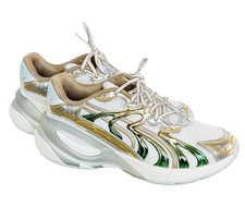 WOMEN PUMA Inverse Shimmer Warm White-Archive Gold Size 8.5