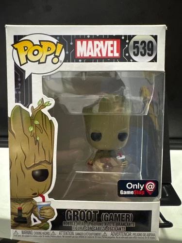 Funko Pop! Marvel Groot (Gamer) GameStop Exclusive #539