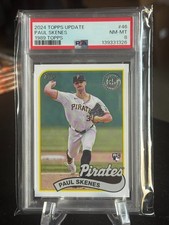 2024 Topps Update Series - 1989 Topps Baseball Paul Skenes #89US-46 (RC)