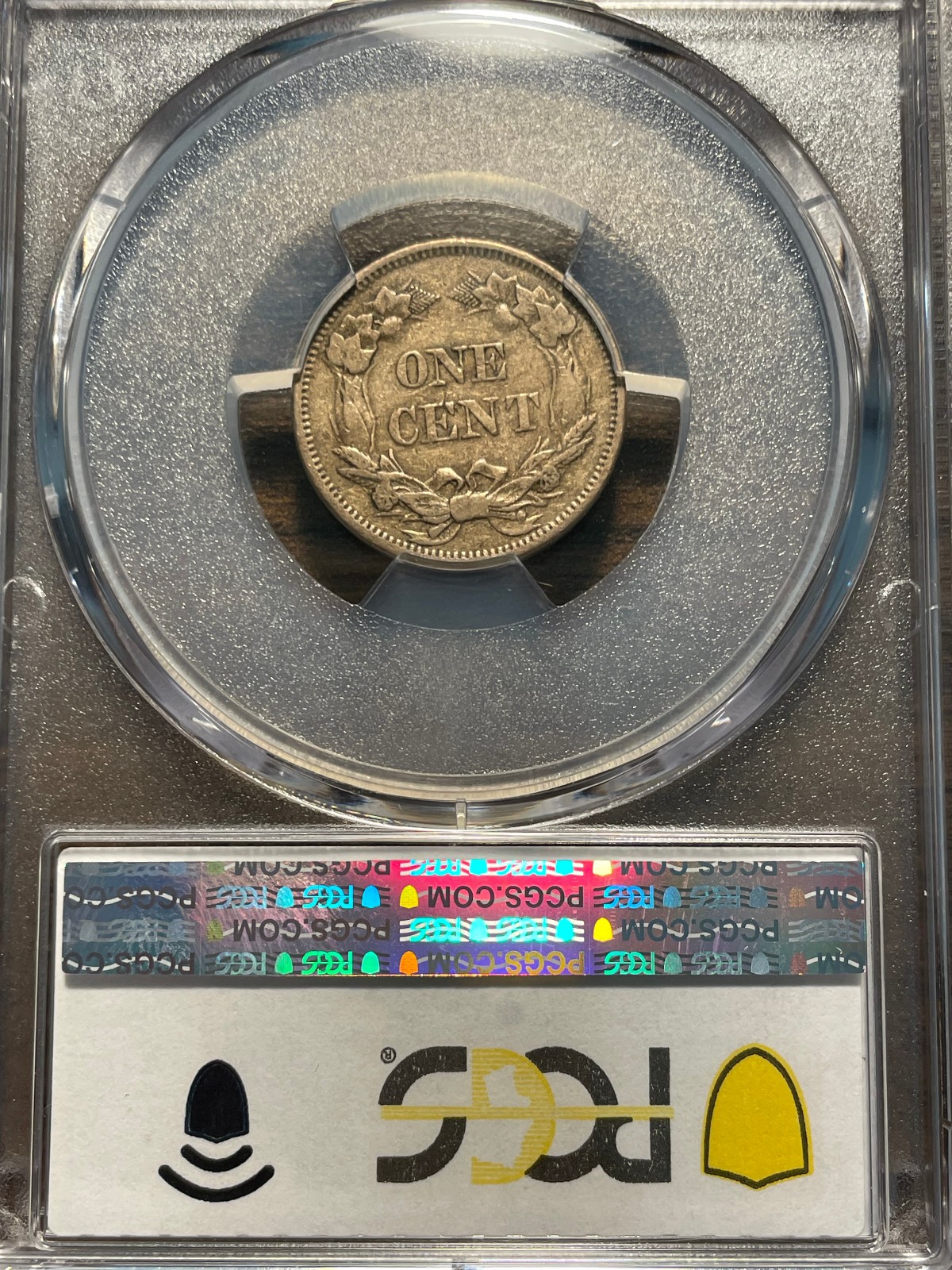 1858-P Small Letters Flying Eagle Penny Cent 1C PCGS EXTRA FINE 45 XF 45