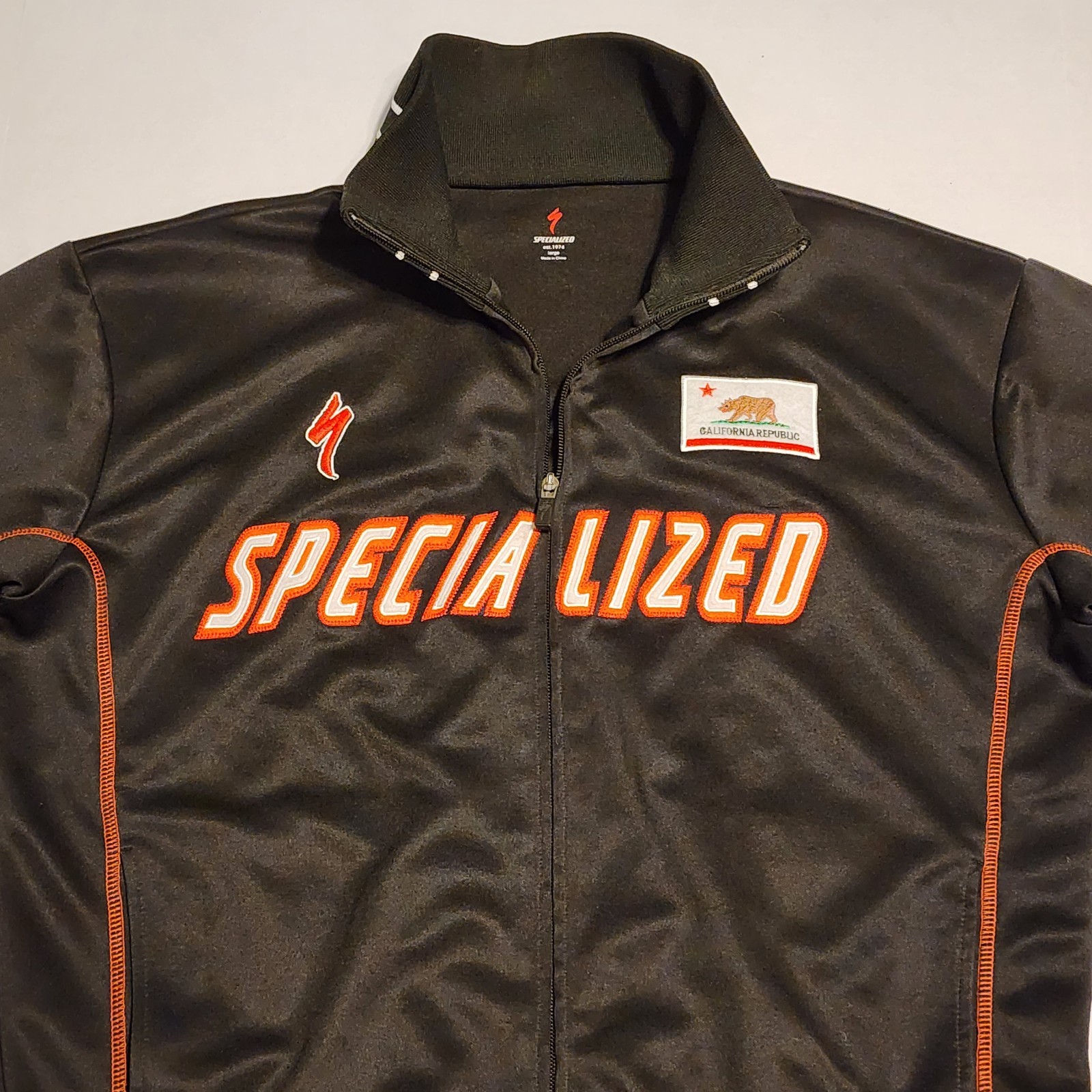 Specialized Zip Down Fleece Jacket California Rep… - image 8
