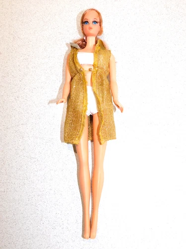 Barbie:  VINTAGE Redhead 2nd Issue NAPE CURL TALKING BARBIE Doll No Box!