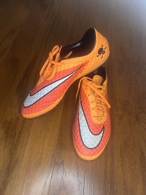 NIKE HYPERVENOM PHANTOM HG HYPER CRIMSON/WHITE/ATOMIC ORANGE/BLACK ELITE US10