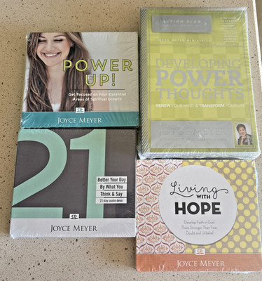 AUDIO CD/DVD Power Up + Better Your Day + Living With Hope  + Power Thoughts