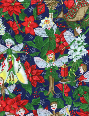 Once Upon A Garden Holiday Quilt Fabric - Half Yard