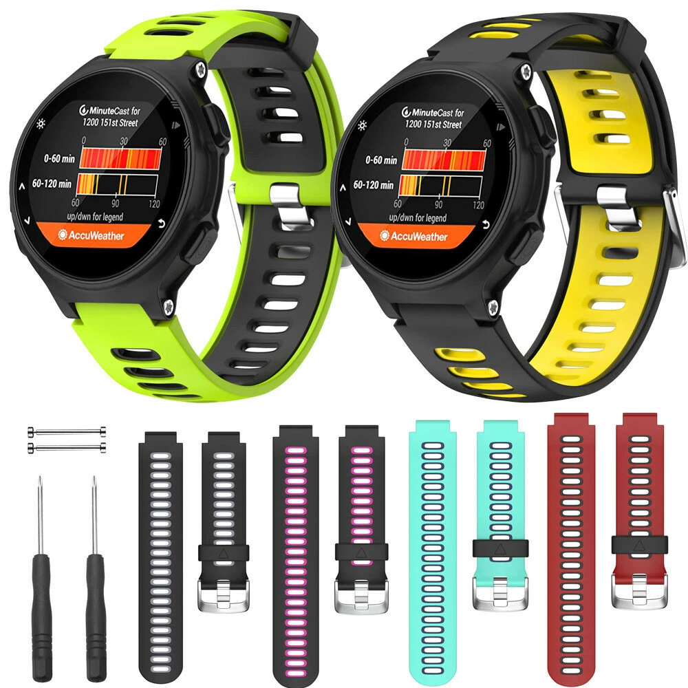 Soft Silicone Replacement Watch Band Strap For Garmin Forerunner