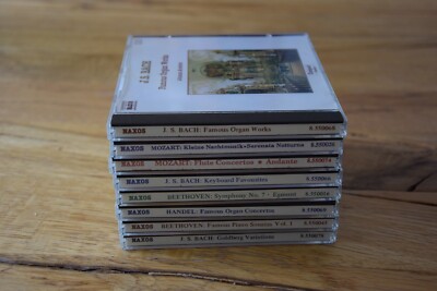Naxos - Diverse CDs Bach, Mozart, Beethoven, Händel zur Auswahl