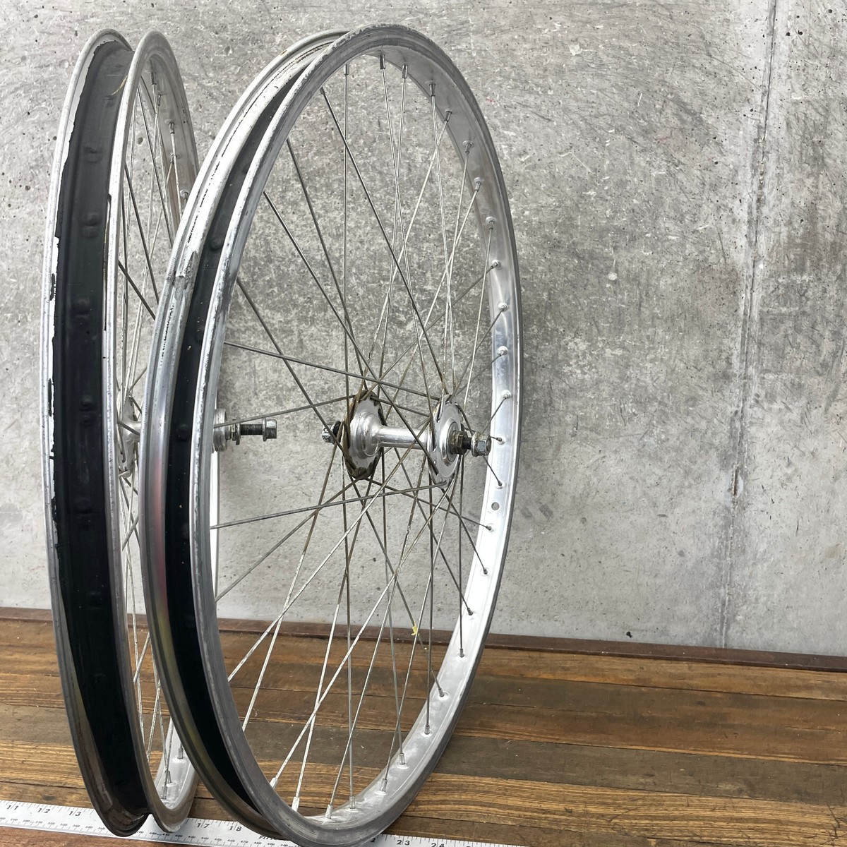 Ukai Speedline 26 in Wheel Set Vintage Sunshine High Flange
