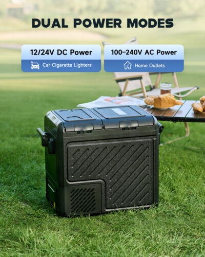 DARTMOOR 55L Dual Zone Car Fridge Portable Refrigerator DC & AC Power - Picture 7 of 10