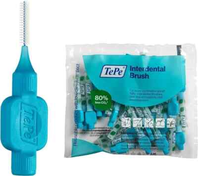 TEPE Original Interdentalbürste, blau 0,6 mm, Packung mit 25 Bürsten