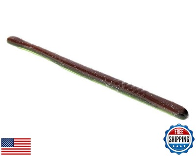 Strike King Filler Worm Fishing Lure, Soft Plastic Worm, Slender Profile, Ope