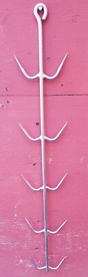 STAINLESS STEEL MEAT HOOK FOR GAME/HUNTING/SMOKING