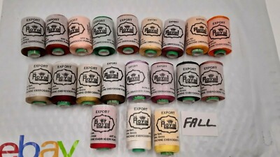 Lot- 20 skeins  Anchor Embroidery Thread FALL COLORS VISCOSE RAYON