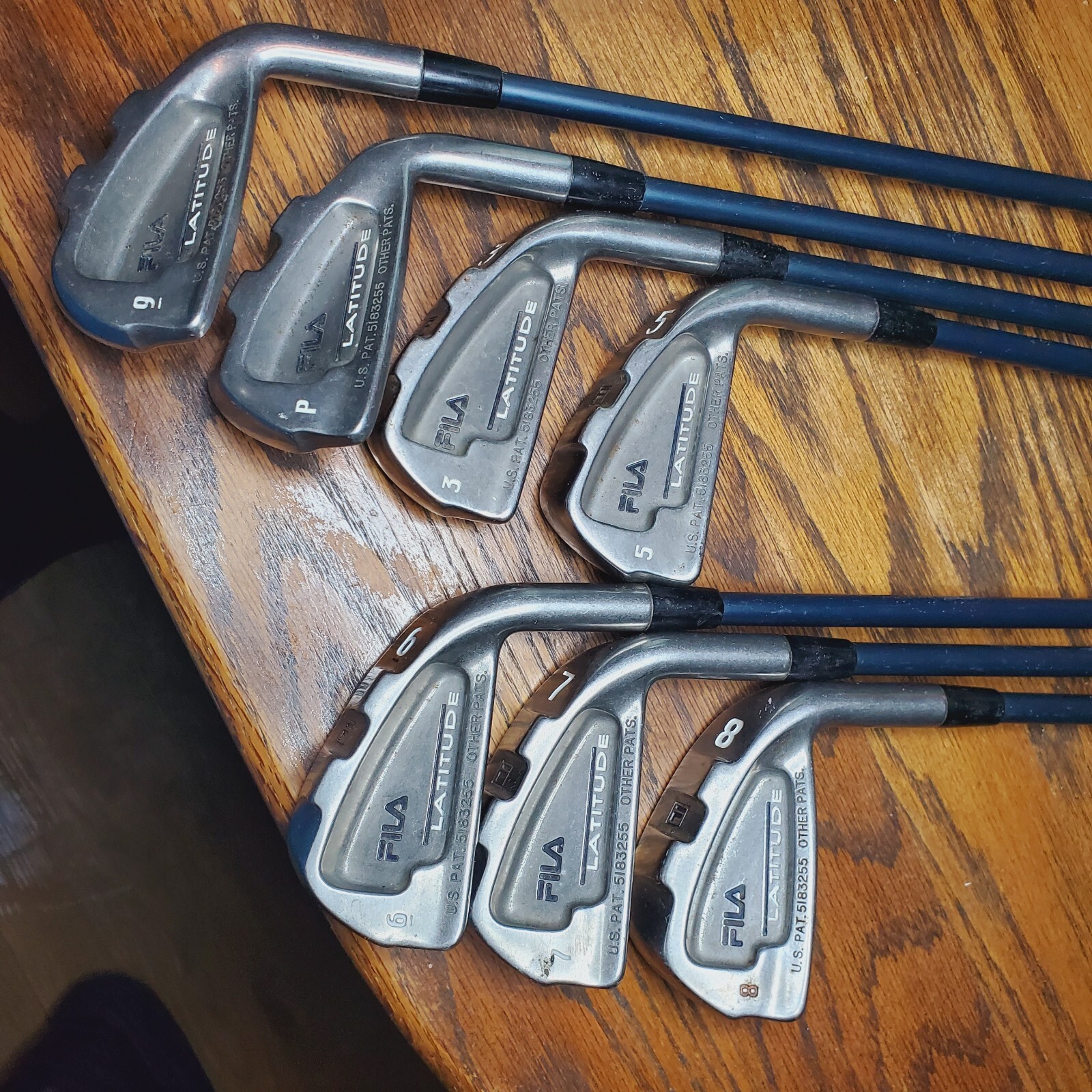 FILA Latitude Shankproof Irons 3P Regular Flex Graphite Club 3 5 6 7 8