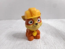 Greenbrier Paw Patrol Mini Figure Team Rubble 1 3/4" Figure Loose Yellow Hardhat