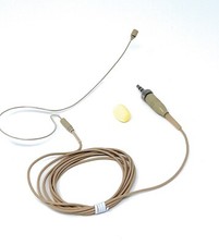 Beige Omni-directional Headset Microphone for Sennheiser Body-Packs