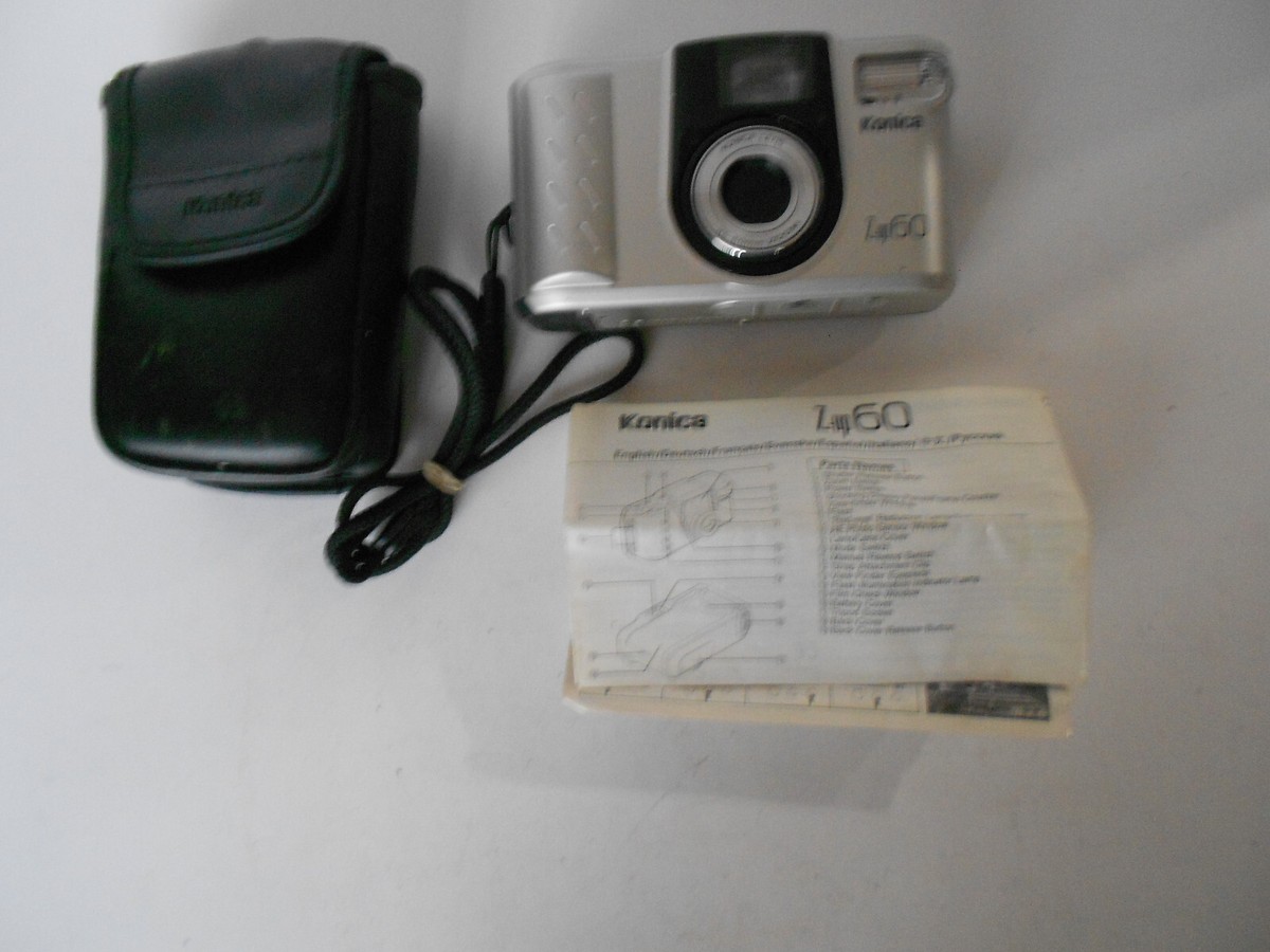Konica Z-up 60 Silver/Black 35-60mm Zoom Point & Shoot 35mm Film