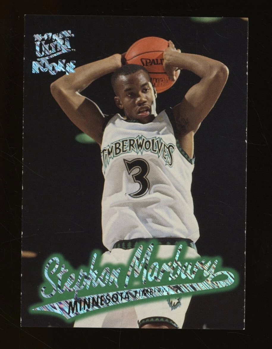1996-97 Fleer Ultra #P66 Stephon Marbury Timerwolves PLATINUM MEDALLION EDITION