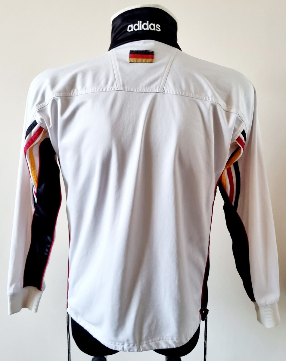 Germany 1990' Home football Adidas Originals vintage white jacket