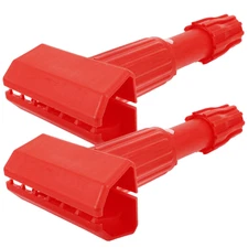  2 Pcs Detachable Mop Clop Plastic Clips Squeegee Mops Turbo