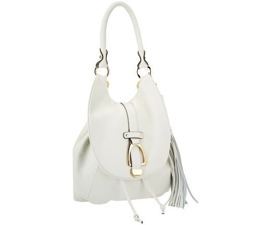 G.I.L.I. Leather Convertible Shoulder Bag Backpack Winter White With Gold Tone 10 Designer Backpacks That Are Worth Investing In | Preview.ph main image 3