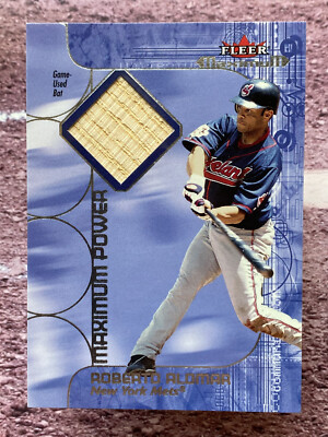 2002 Fleer Maximum Maximum Power Bat Roberto Alomar