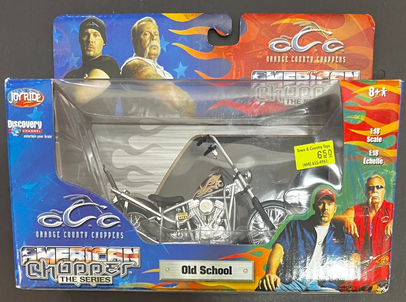 Joyride 2004 Orange County Choppers Old School 1:18 American Chopper