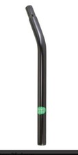 BLACK CRO-MO LAID BACK BICYCLE SEAT POST 27.2MM BMX CRUISER BICYCLES